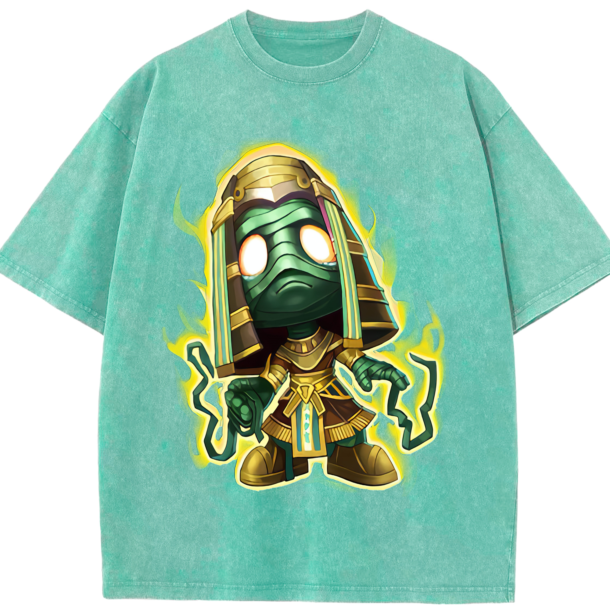 リーグ・オブ・レジェンド League of Legends LOL 綿100% ヴィンテージ風 半袖Tシャツ（フロントプリント）